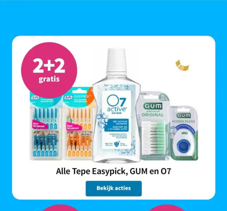 Aanbieding: Tepe Easypick, GUM en O7