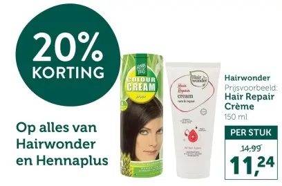 Promotie: Hair Repair Crème