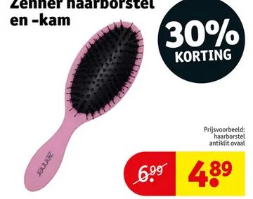 Aanbieding: Zenner haarborstel en -kam