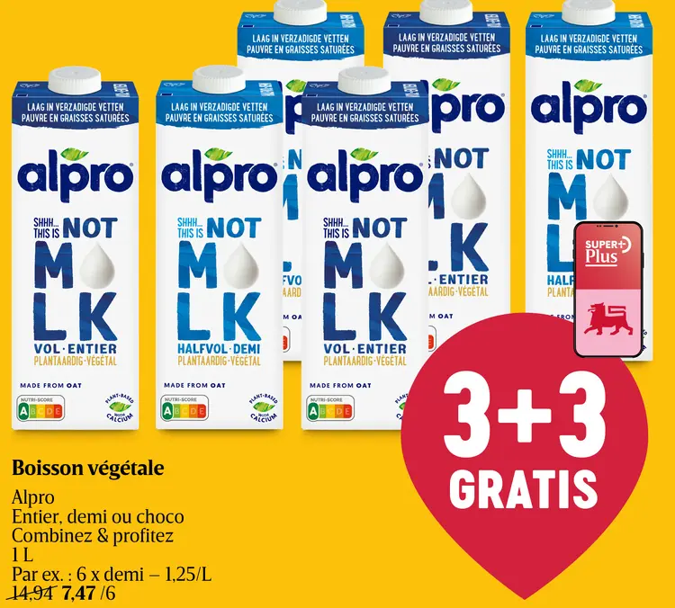 Offre: Boisson végétale