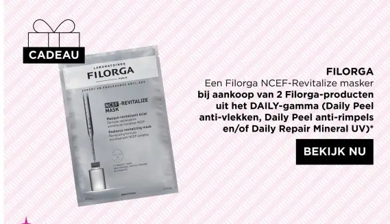 Promotie: NCEF-Revitalize masker