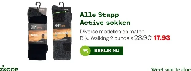 Aanbieding: Stapp Active sokken