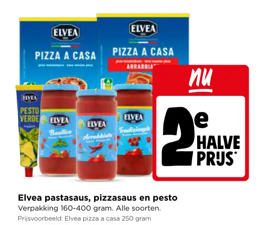 Promotie: Pastasaus, pizzasaus en pesto