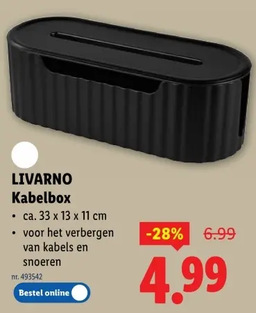 Promotie: Kabelbox