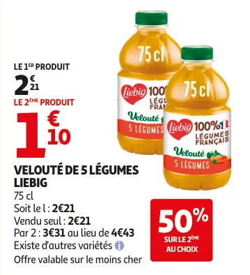 Offre: Velouté de 5 légumes