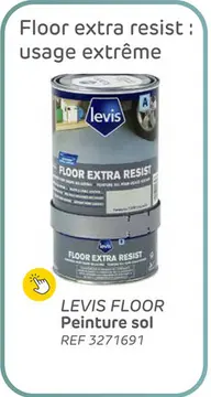Offre: Peinture sol levis floor extra resist gris perle 750ml