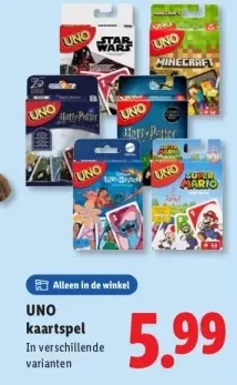 Aanbieding: UNO kaartspel