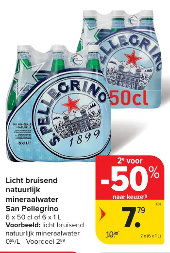 Promotie: Licht bruisend natuurlijk mineraalwater