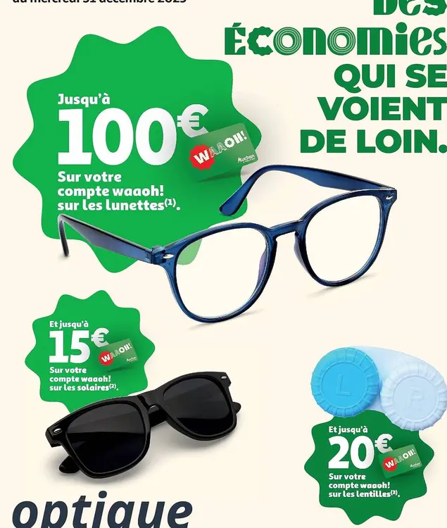 Offre: Optique