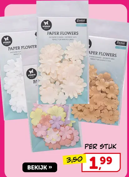 Promotie: Paper Flowers