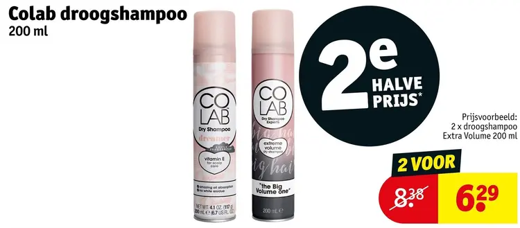 Promotie: Droogshampoo