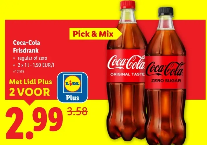 Aanbieding: Coca-Cola Frisdrank