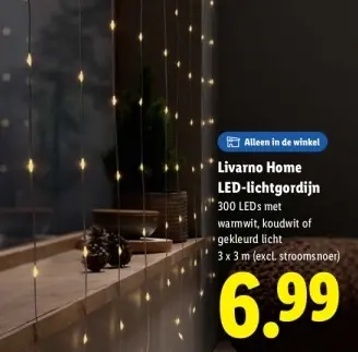 Aanbieding: LED-lichtgordijn