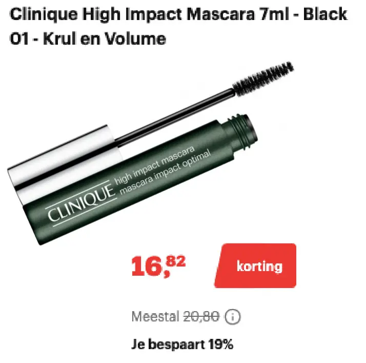 Promotie: High Impact Mascara
