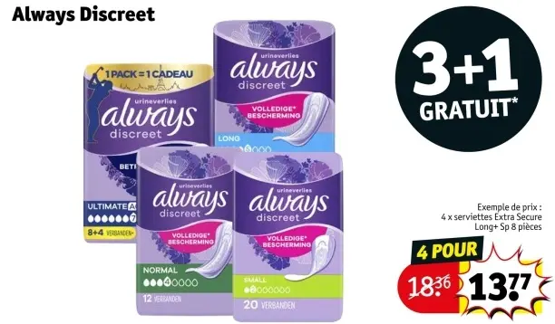 Offre: Always Discreet