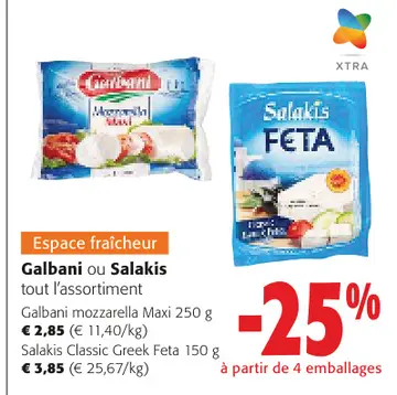 Offre: Galbani ou Salakis
