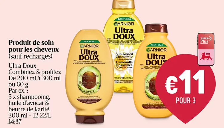 Offre: Produit de soin pour les cheveux