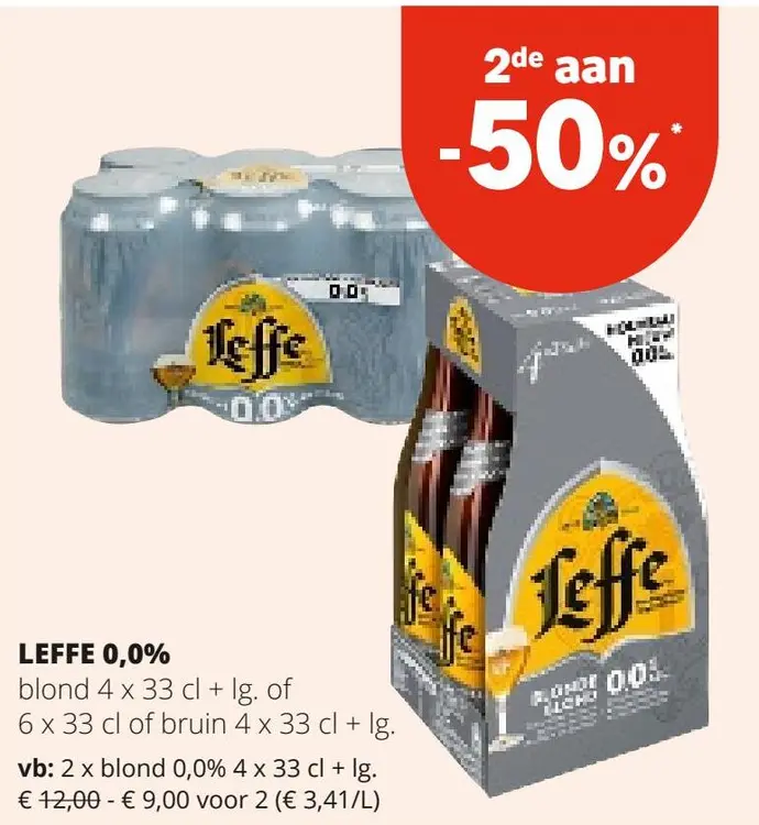 Aanbieding: Leffe 0,0%