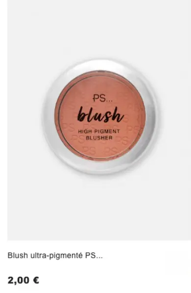 Offre: Blush ultra-pigmenté