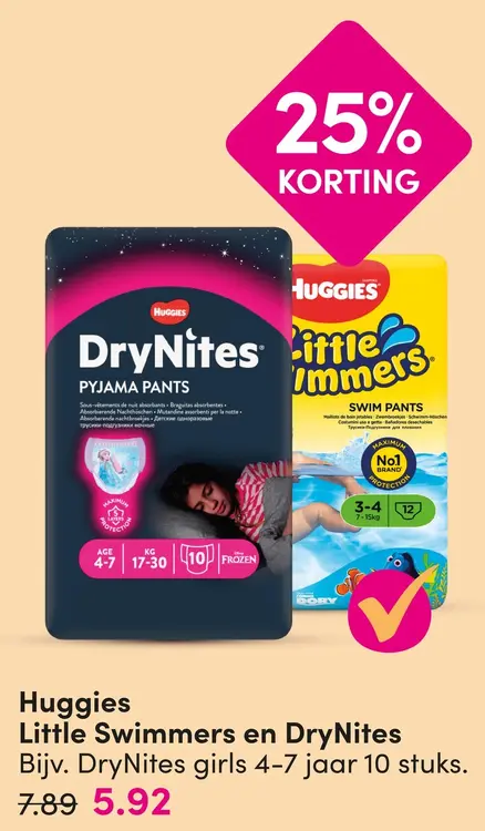 Aanbieding: Little Swimmers en DryNites