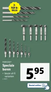 Aanbieding: Speciale boren