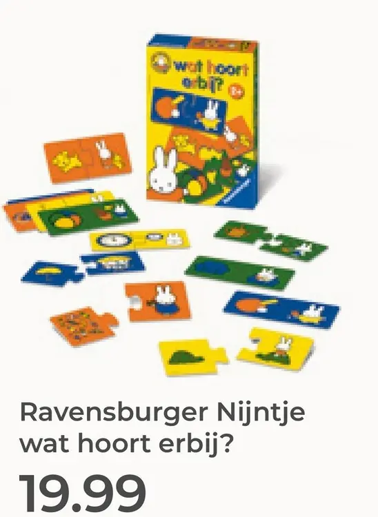 Aanbieding: Ravensburger Nijntje wat hoort erbij?