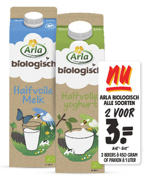 Aanbieding: ARLA BIOLOGISCH ALLE SOORTEN