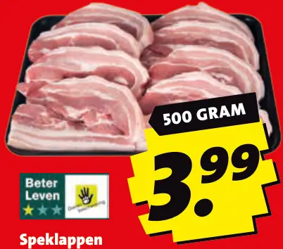 Aanbieding: Speklappen