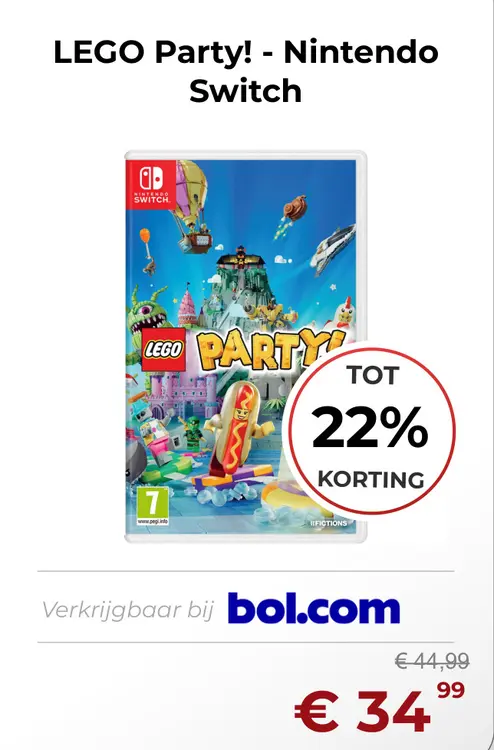 Aanbieding: LEGO Party! - Nintendo Switch