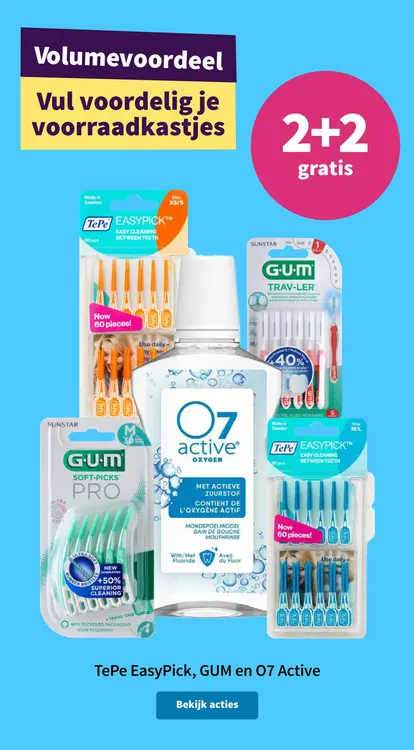 Promotie: TePe, EasyPick, GUM en O7 active