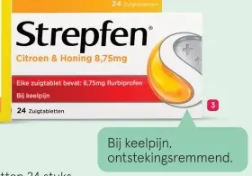 Aanbieding: Strepfen Citroen & Honing