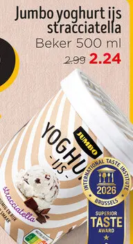 Aanbieding: Yoghurt ijs stracciatella