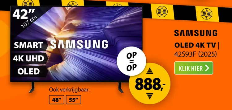 Aanbieding: Samsung oled 4k tv