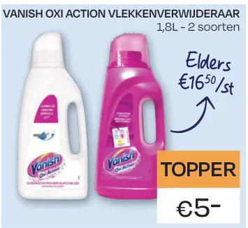 Aanbieding: Vanish oxi action vlekkenverwijderaar