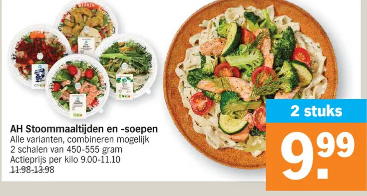 Promotie: Stoommaaltijden en -soepen