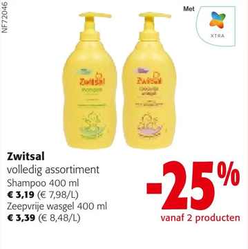 Aanbieding: Zwitsal Shampoo