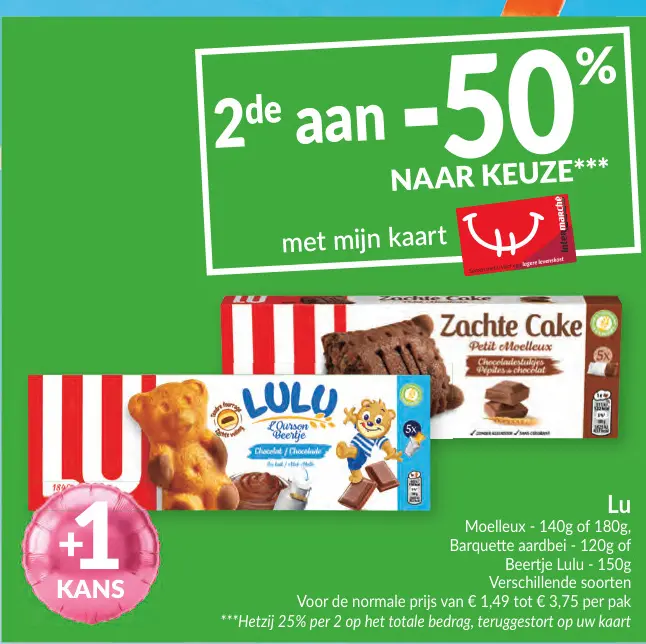 Promotie: Lu Moelleux, Barquette of Beertje Lulu