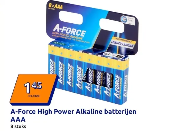 Aanbieding: High Power Alkaline batterijen