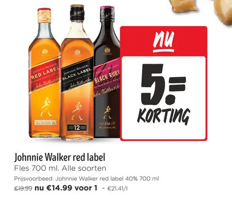 Promotie: Johnnie Walker red label