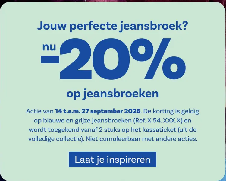 Promotie: Jeansbroek