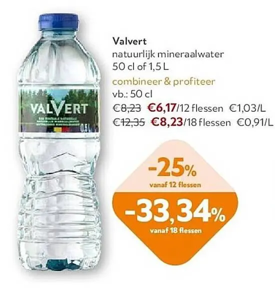 Promotie: natuurlijk mineraalwater