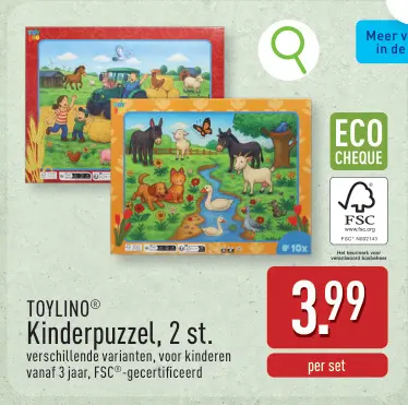 Promotie: Kinderpuzzel