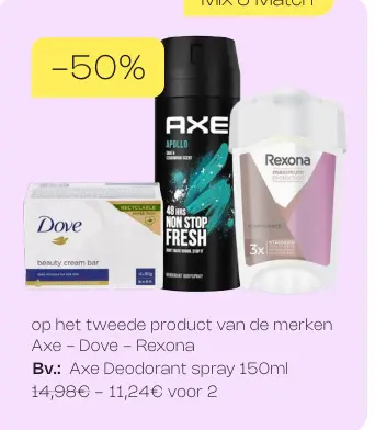 Promotie: Axe - Dove - Rexona