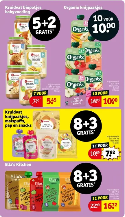 Promotie: Biopotjes babyvoeding
