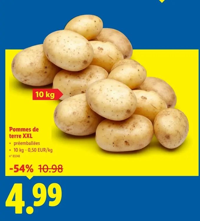 Offre: Pommes de terre XXL