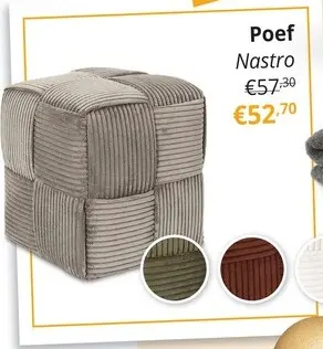 Promotie: Nastro Poef