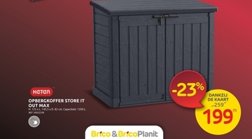 Aanbieding: OPBERGKOFFER STORE IT OUT MAX