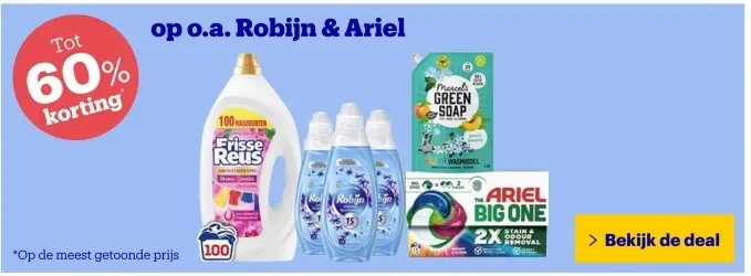 Aanbieding: Robijn & Ariel