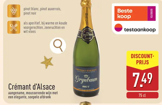 Promotie: Crémant d'Alsace