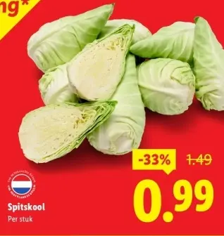 Aanbieding: Spitskool